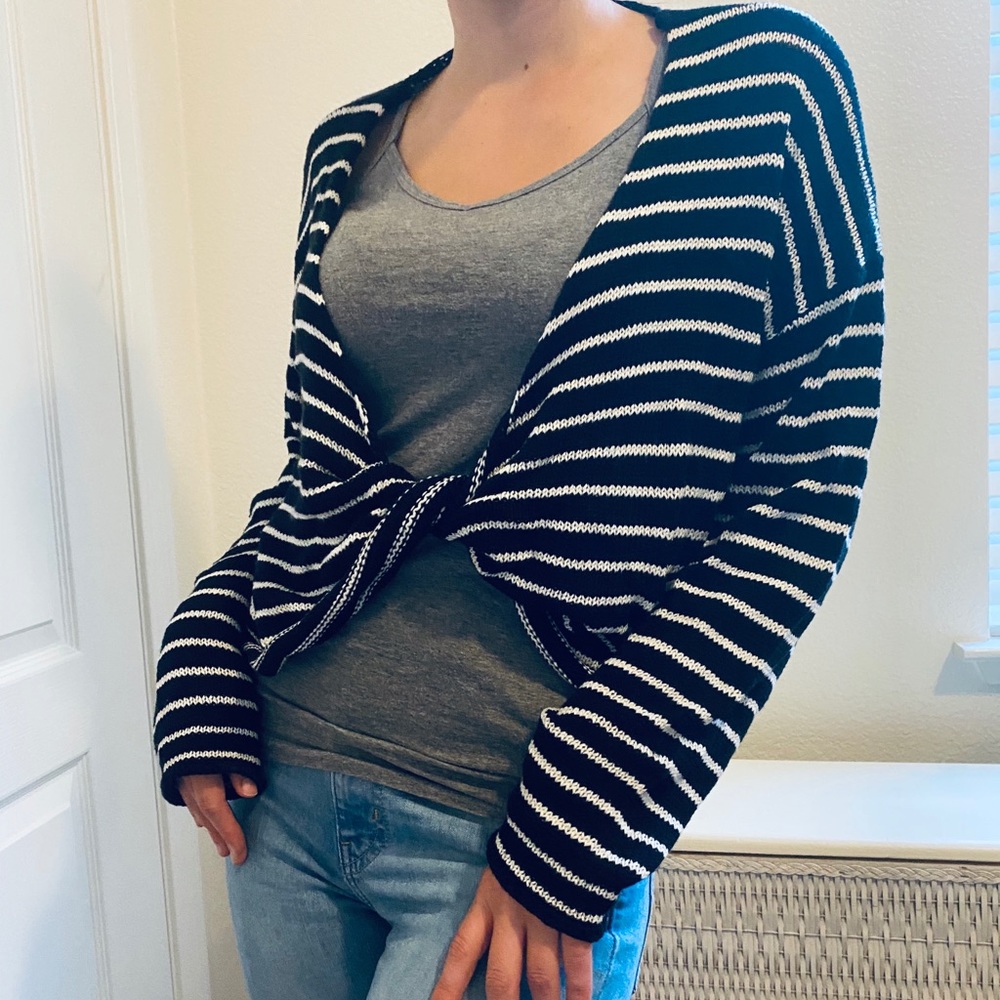 Infinity knit sweater pullover